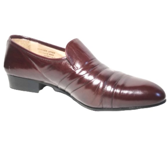 Stacy Adams men brown leather moccasins Size 6.5 - Picture 3 of 8